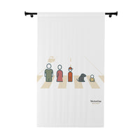 Window Curtain, Blackout, Characters Cream