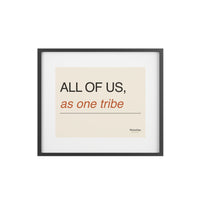 Framed Poster, Matte, Made in Australia, Writing