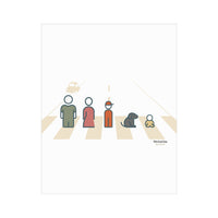 Unframed Prints, Characters Cream