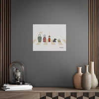 Unframed Poster, Made in Australia, Characters Cream