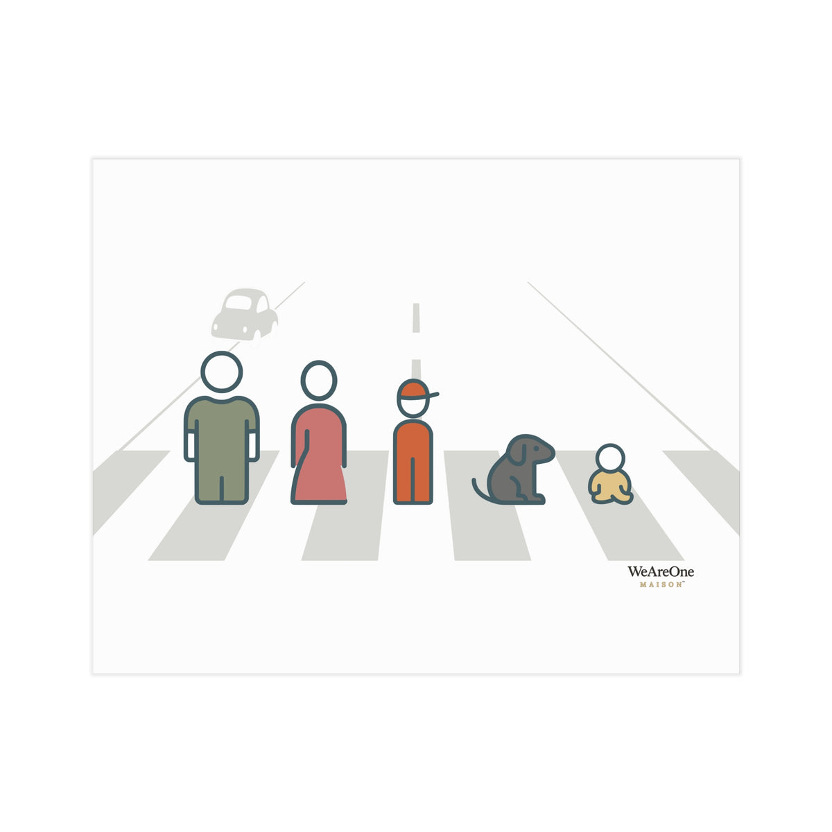 Unframed Prints, Characters Grey