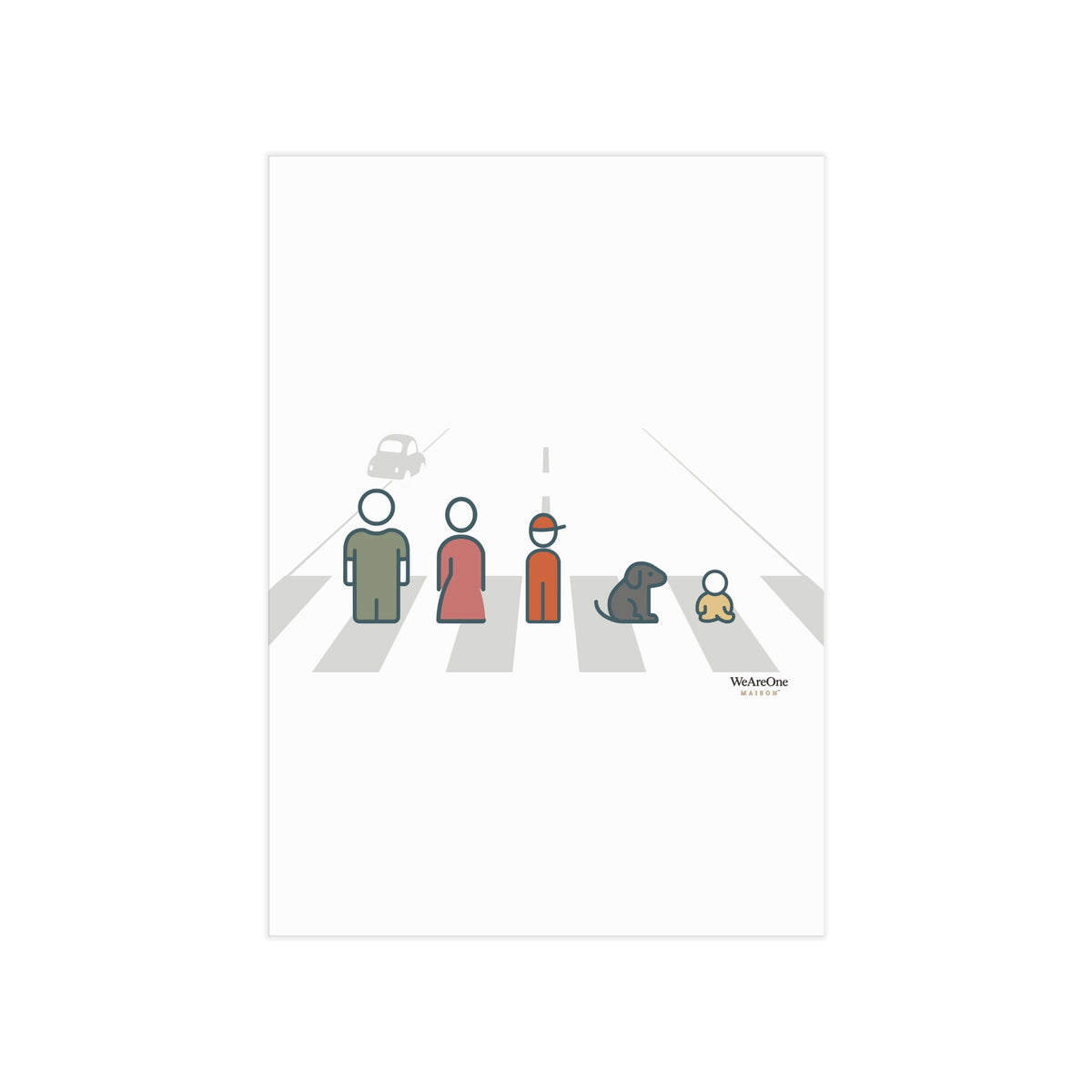 Unframed Prints, Characters Grey