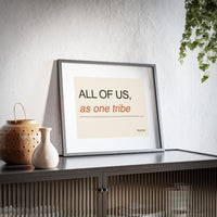 Framed Poster, Matte, Made in Australia, Writing