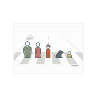 Unframed Prints, Characters Grey