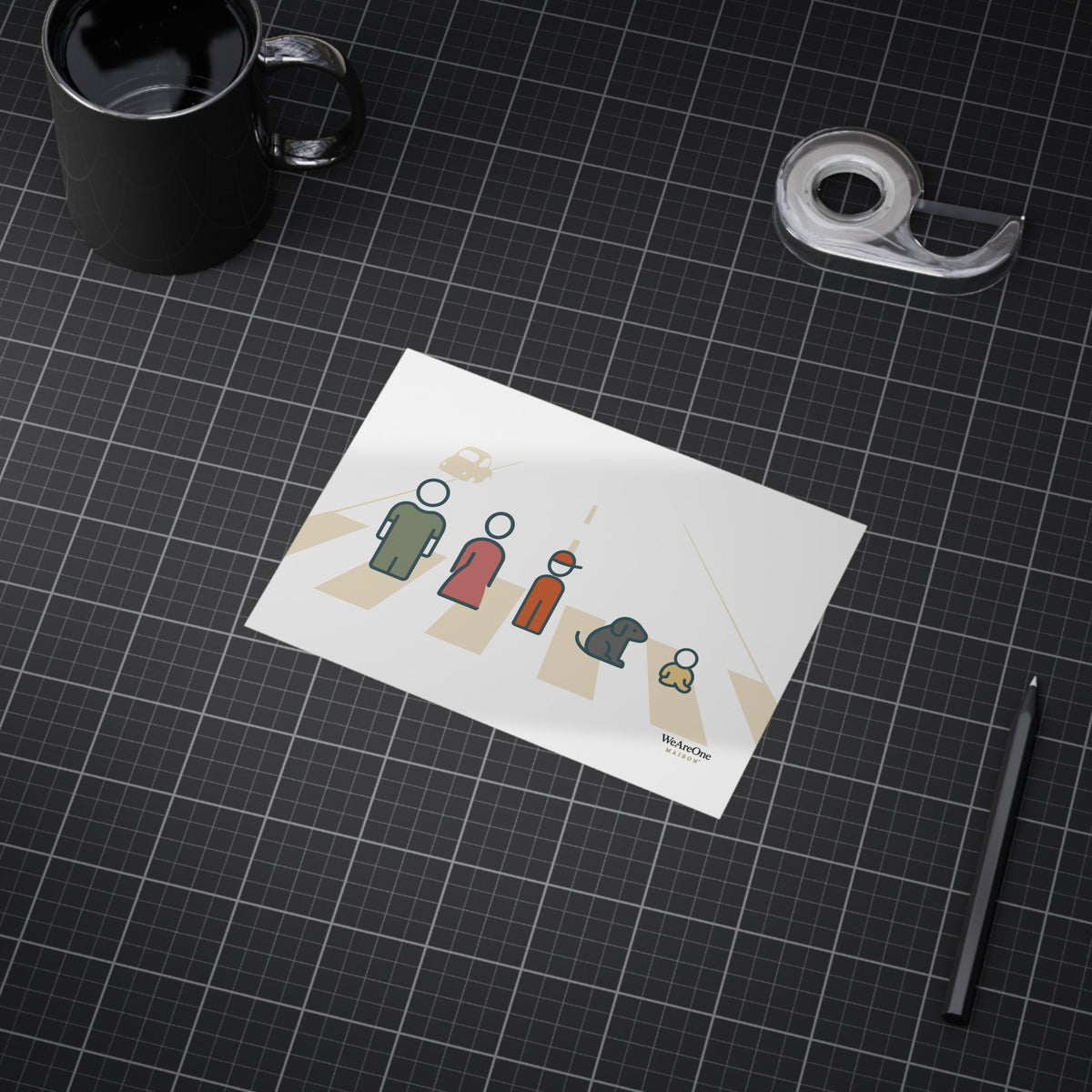 Unframed Prints, Characters Cream