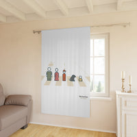 Window Curtain, Blackout, Characters Cream