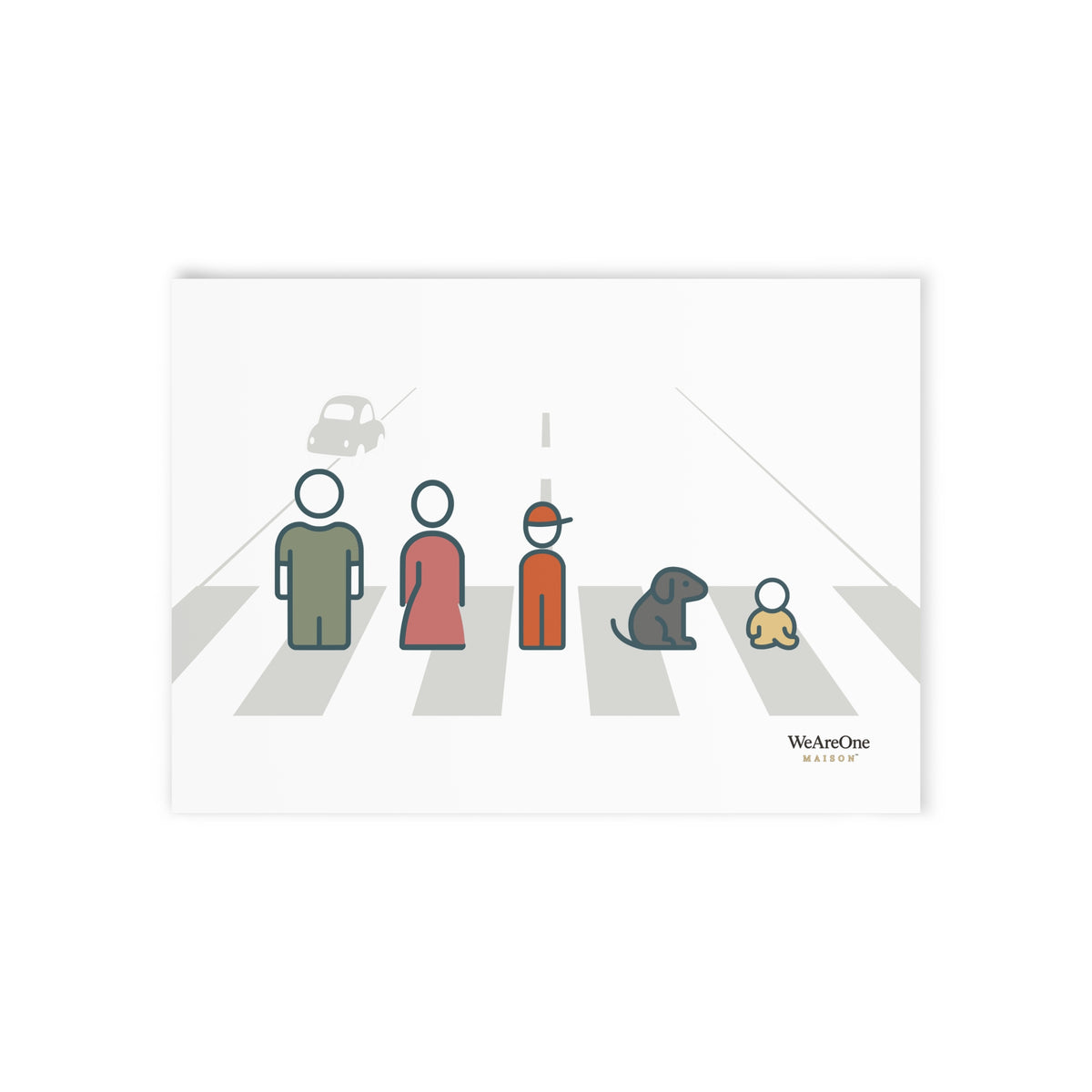 Holiday Card, Made in Australia, Characters Grey