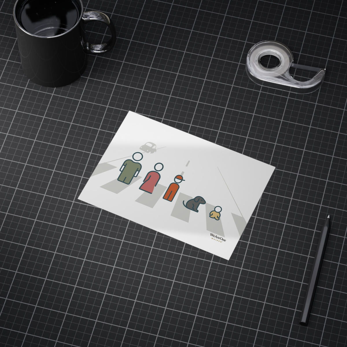 Unframed Prints, Characters Grey