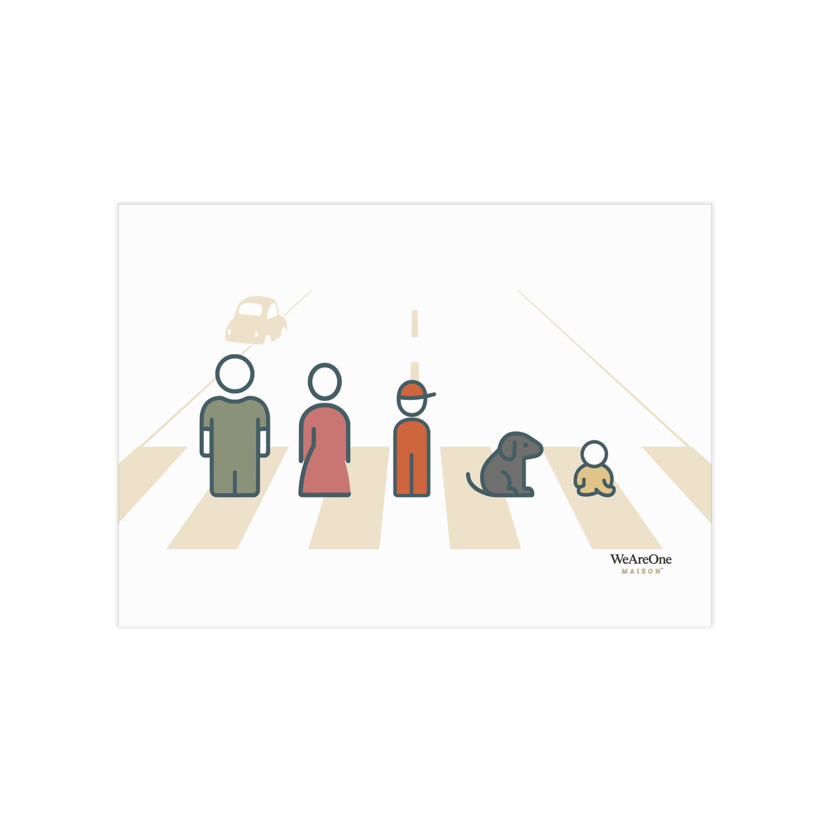 Unframed Prints, Characters Cream