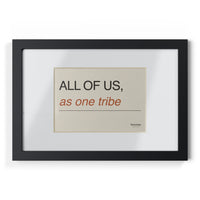 Framed Poster, Black Frame, Made in Australia, Writing