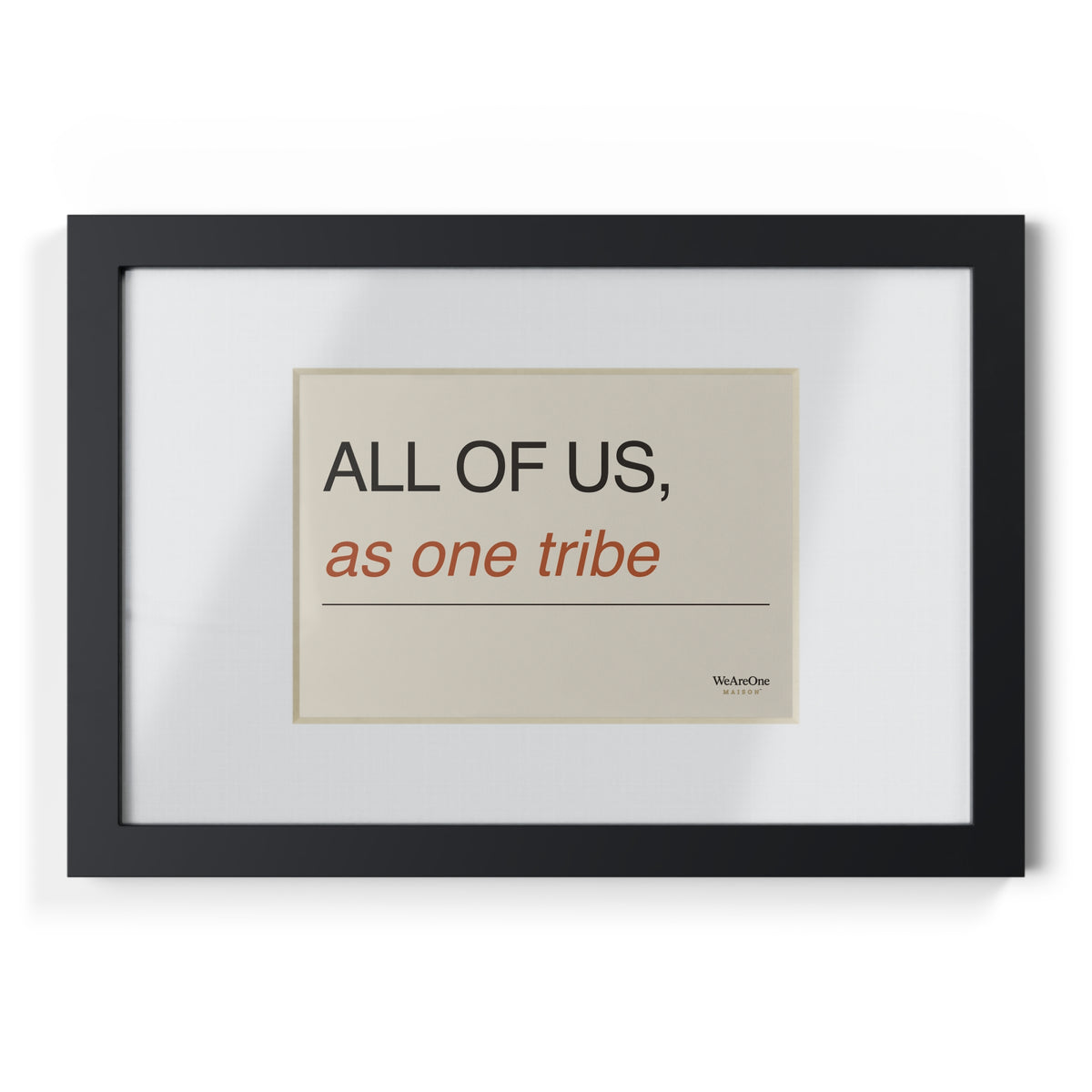 Framed Poster, Black Frame, Made in Australia, Writing