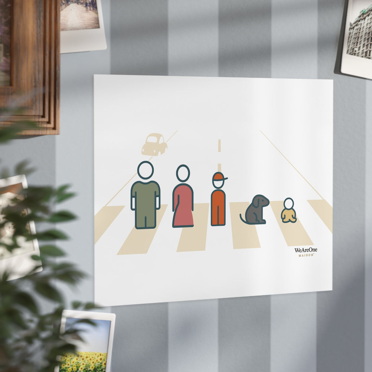 Unframed Prints, Characters Cream