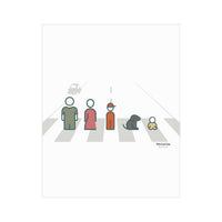 Unframed Prints, Characters Grey