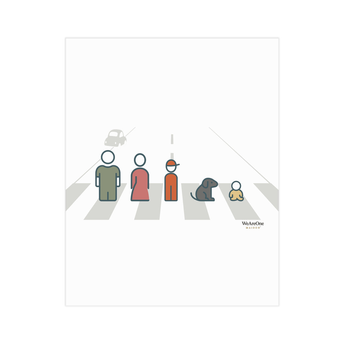 Unframed Prints, Characters Grey