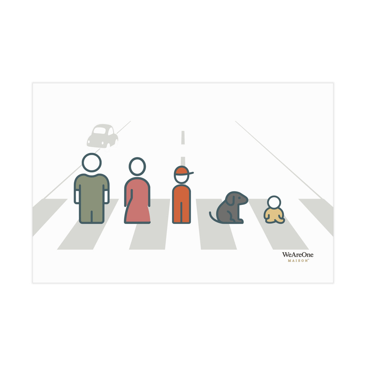 Unframed Prints, Characters Grey